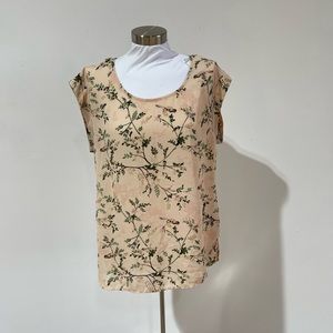 DR2 pink Floral blouse